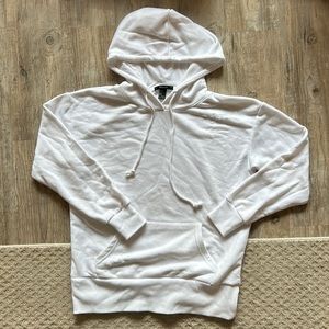 FOREVER 21 distressed hooded sweatshirt
